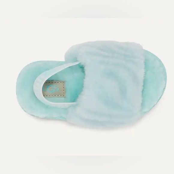 Ugg Fluff Yeah Wavy in Sky Blue - Size 8T - Picture 3 of 6
